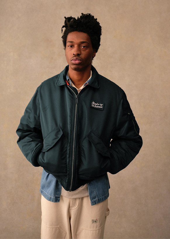 Bomber Octobre Éditions x Schott NYC | Sezane - FR