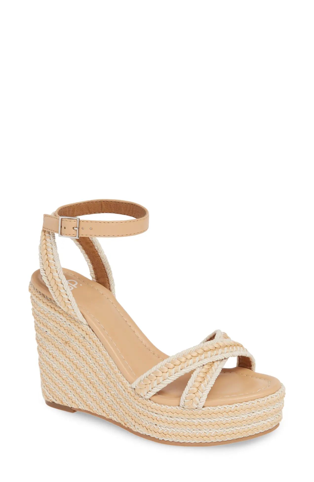 BP. | Gabby Woven Wedge Sandal | Nordstrom Rack | Nordstrom Rack