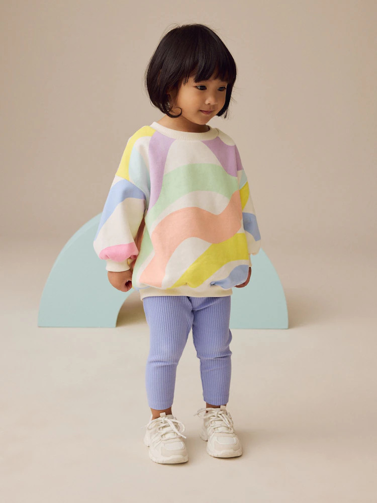Rainbow Sweatshirt and Leggings Set (3mths-7yrs) | Next US