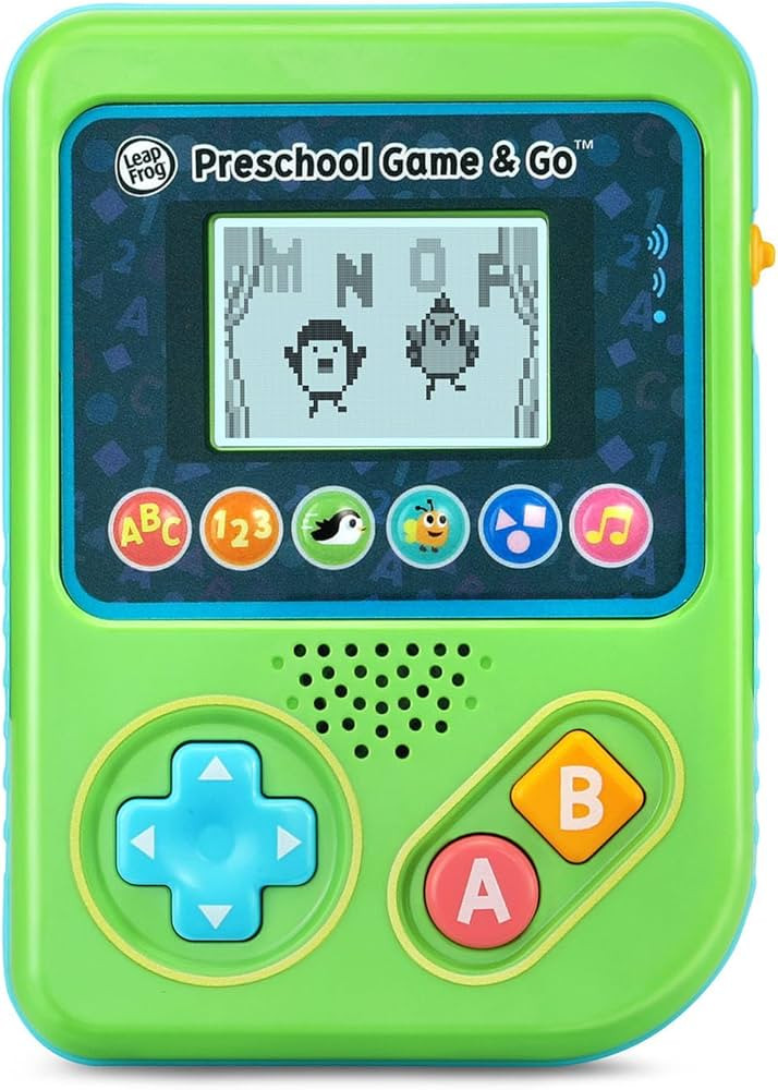 LeapFrog Preschool Game and Go Handheld Video Game Toy, Green | Amazon (US)