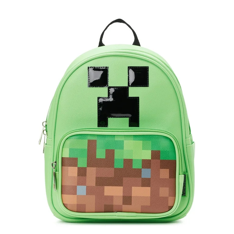 Minecraft Creeper Women's Mini Dome Backpack, Green - Walmart.com | Walmart (US)