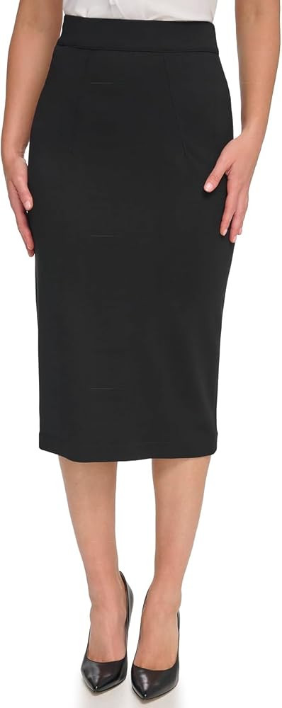 Ponte Knit, Solid Color, Midi Length, Suiting Style, Work or Night Out Occasion | Amazon (US)