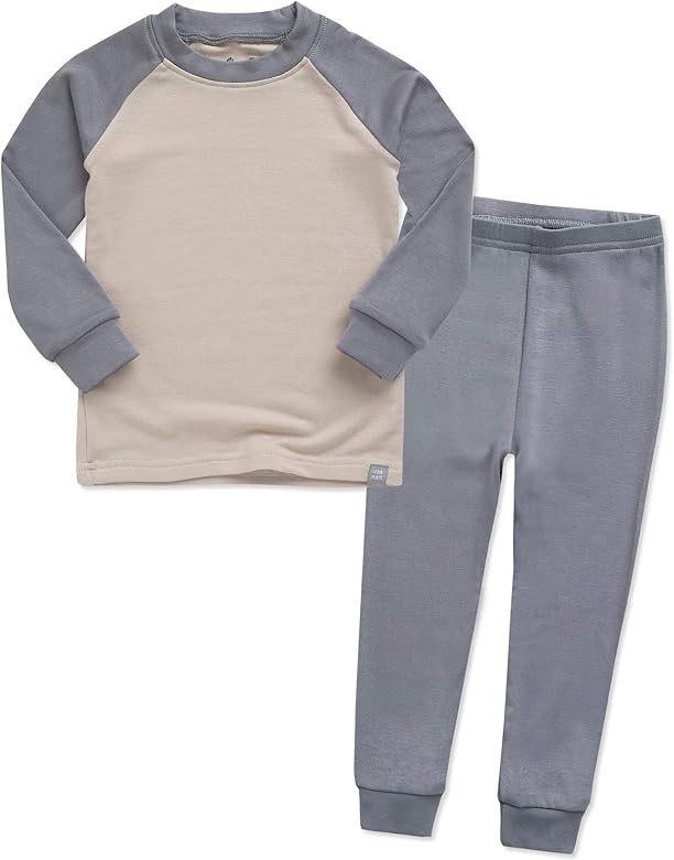 VAENAIT BABY 6M-12Y Toddler Kids Girls Boys Soft Comfy Modal Tencel Solid Raglan Sleepwear Pajamas P | Amazon (US)