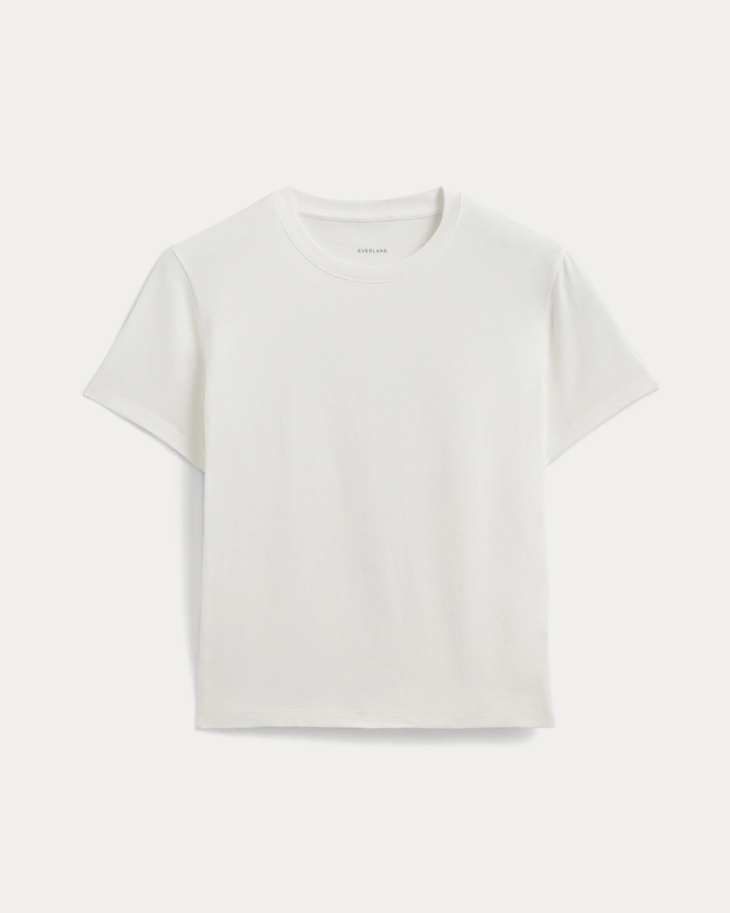 The Box-Cut Tee in Essential Cotton | White | No Pocket | Everlane
