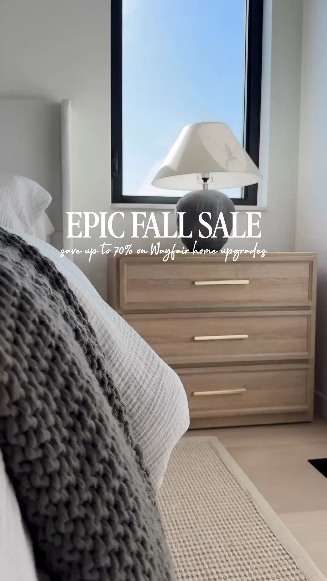 #ad Don’t miss these big discounts on best-selling items 💜 @Wayfair’s Epic Fall Sale ends tonight! Up to 70% off and free shipping on orders over $35.

Our nightstands, table lamps, and bed frame are a few of my tried and true Wayfair purchases that I love and recommend to everyone! I have also linked other Wayfair favorites in our home.

#wayfair #wayfairpartner

#LTKHome #LTKSaleAlert