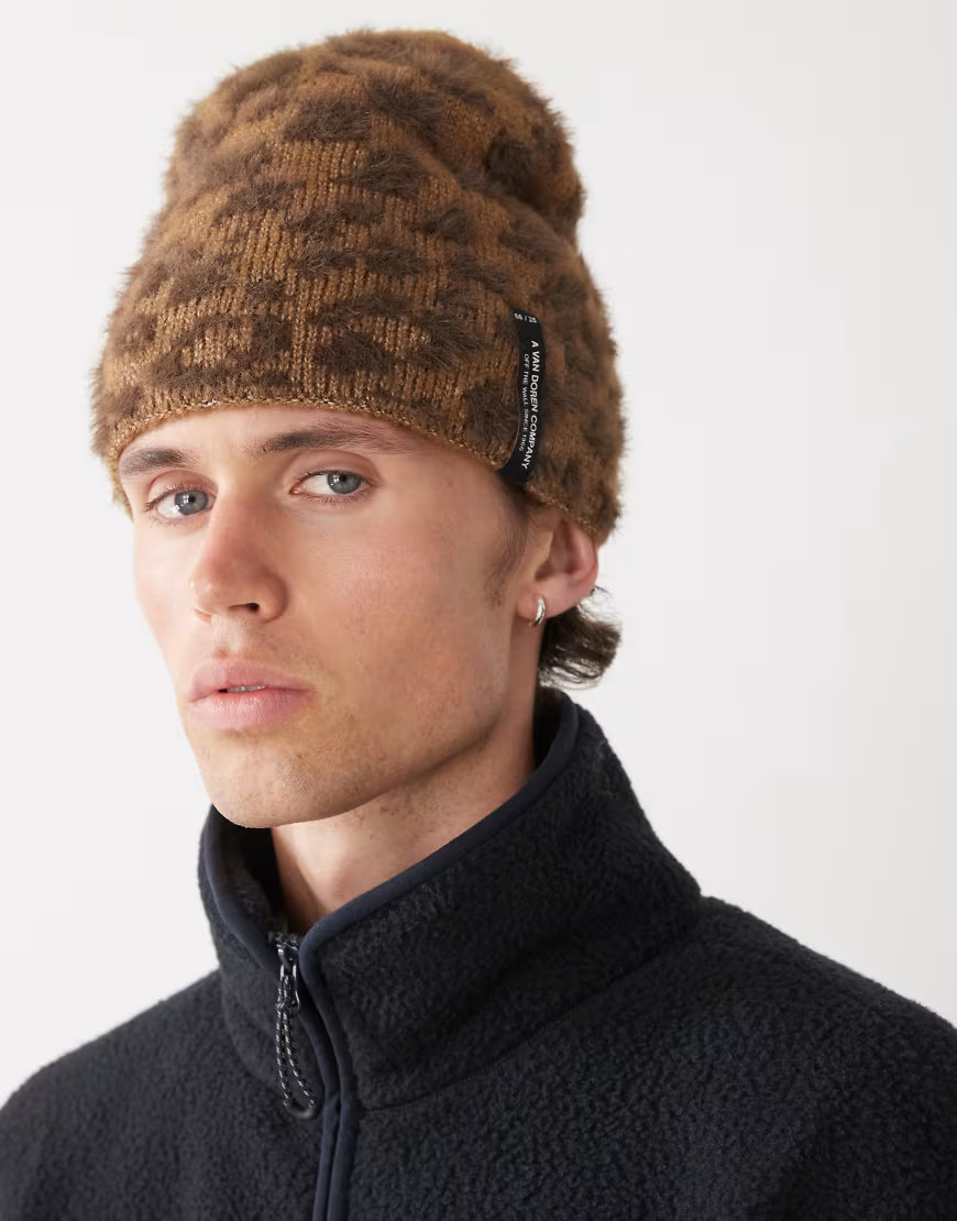 Vans Plaimor beanie in dachshund-Brown | ASOS (Global)