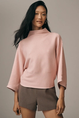 By Anthropologie Mock-Neck Wide-Sleeve Sweater | Anthropologie (US)