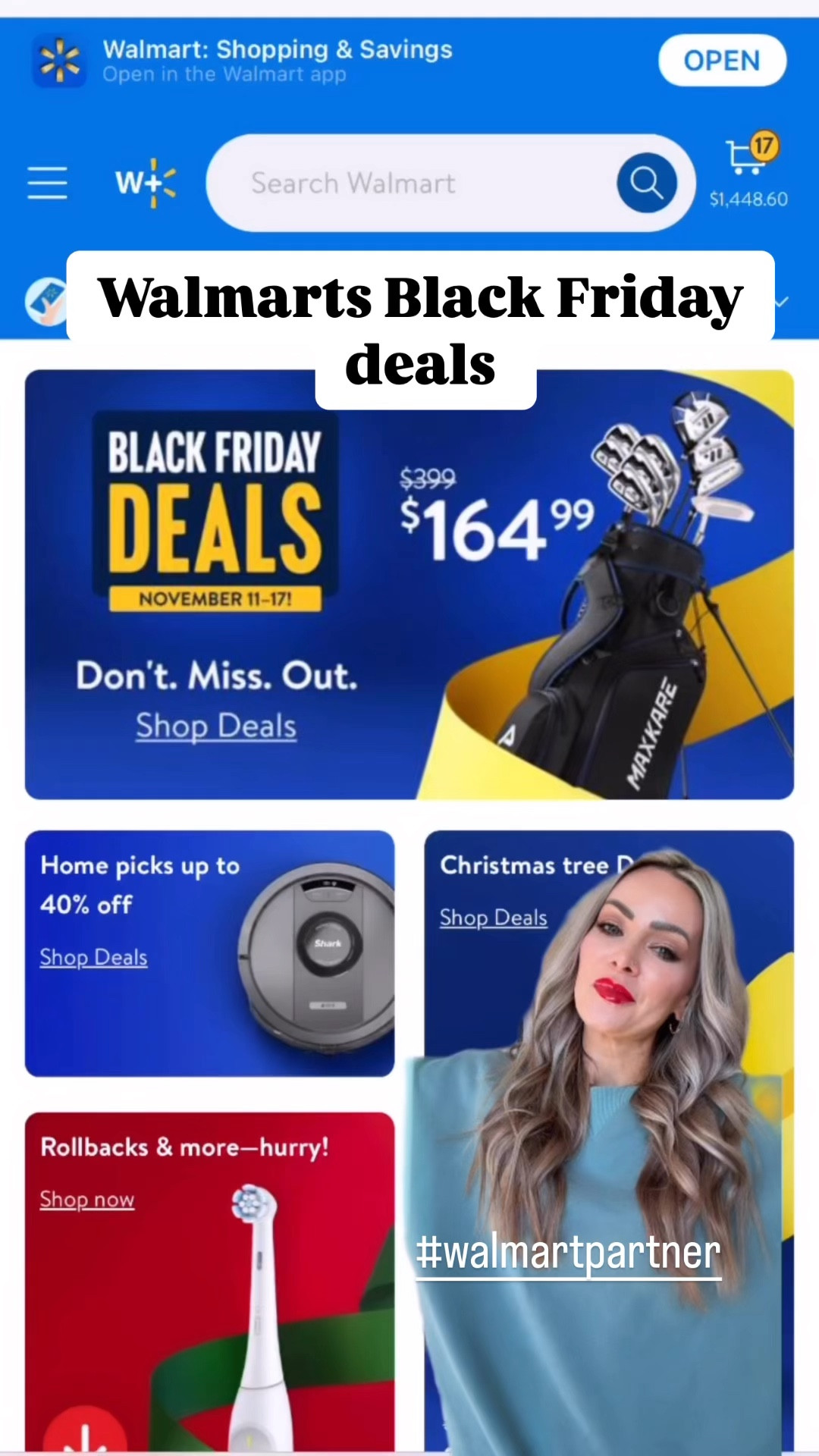 Walmarts Black Friday deals are here!
#walmartpartner whether you’re shopping for your kids, spouse or friends these deals have you covered! So many great items for hosting too!
@walmart #walmartdeals #blackfriday #blackfridaydeals

#LTKCyberWeek #LTKGiftGuide #LTKSeasonal