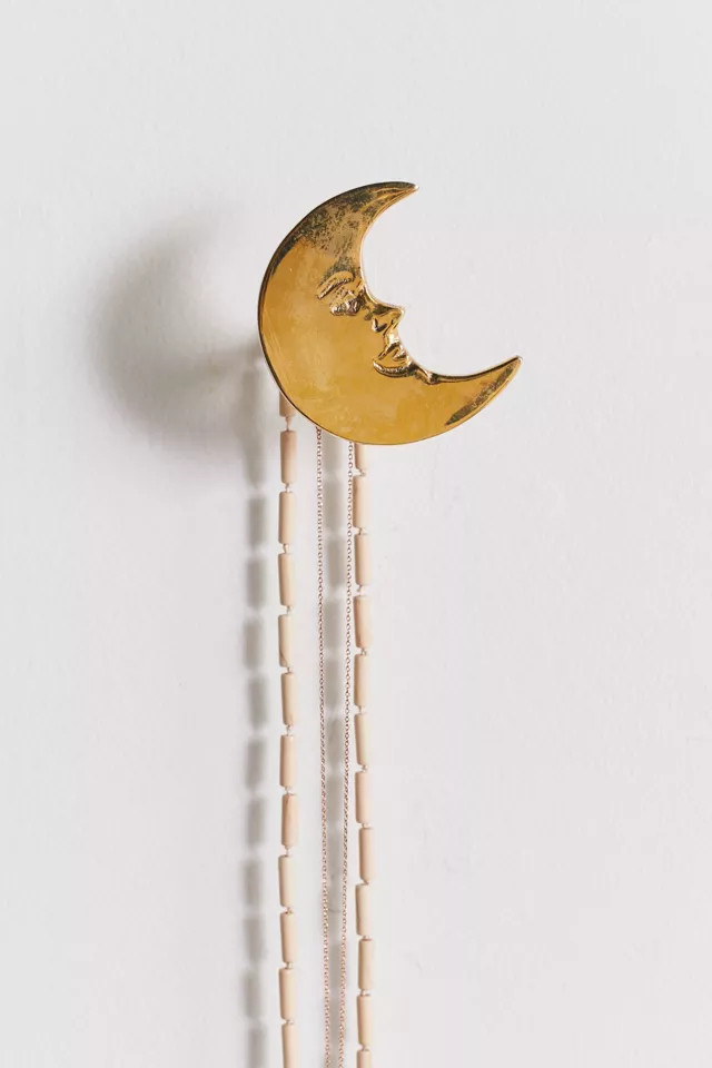 Gilded Moon Wall Hook | Urban Outfitters (US and RoW)