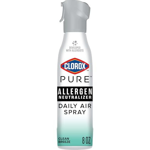 Clorox PURE Allergen Neutralizer Daily Air Spray, Clean Breeze, 8 Ounces | Amazon (US)