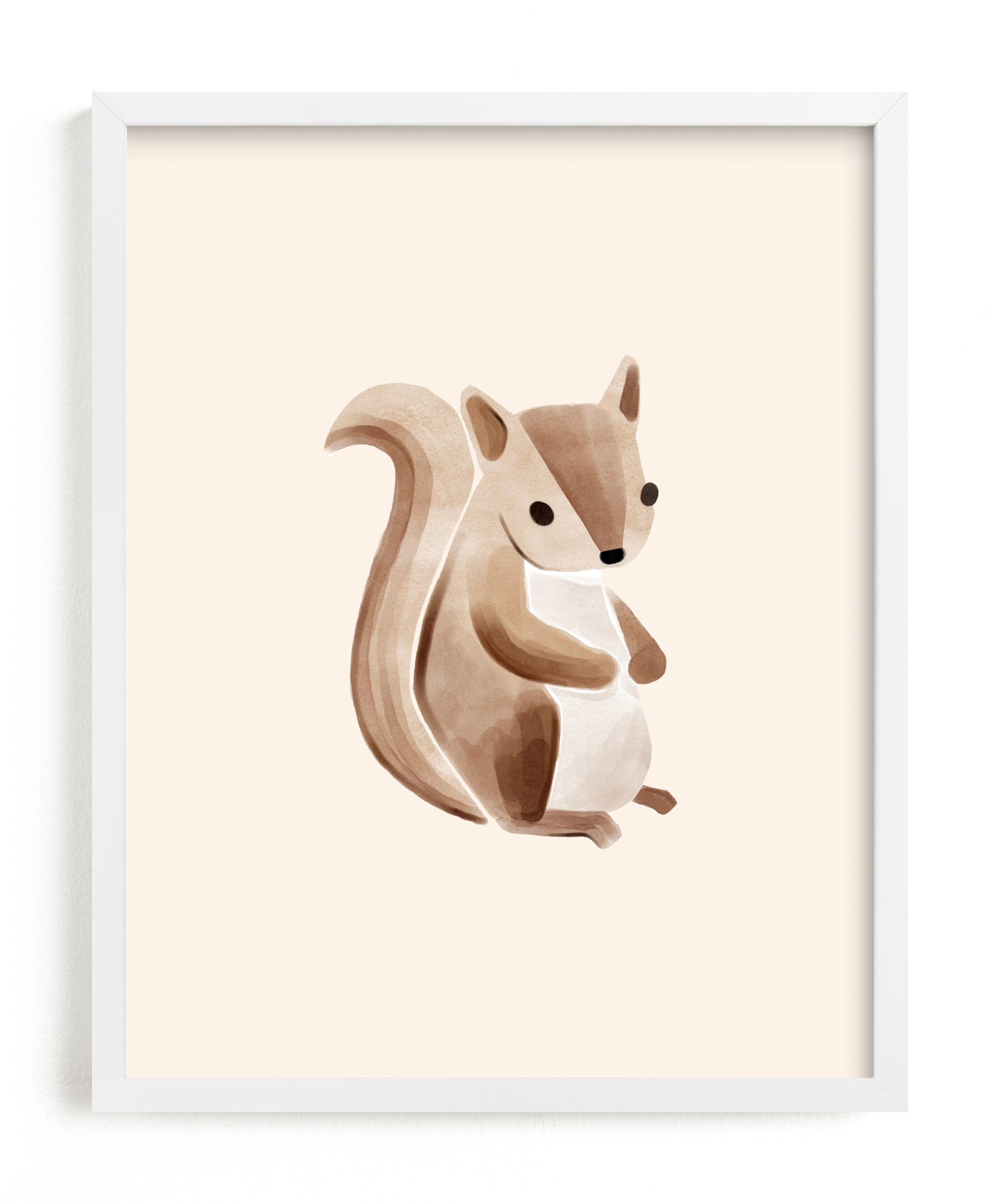 "Baby Squirrel" - Painting Limited Edition Art Print by Vivian Yiwing. | Minted