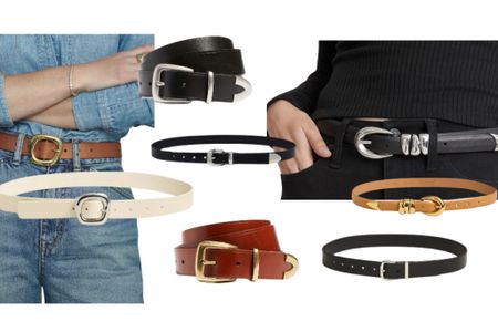 Madewell belt round up - up to size XXL. I never used to wear belts, but they really make the outfit  

#LTKsalealert