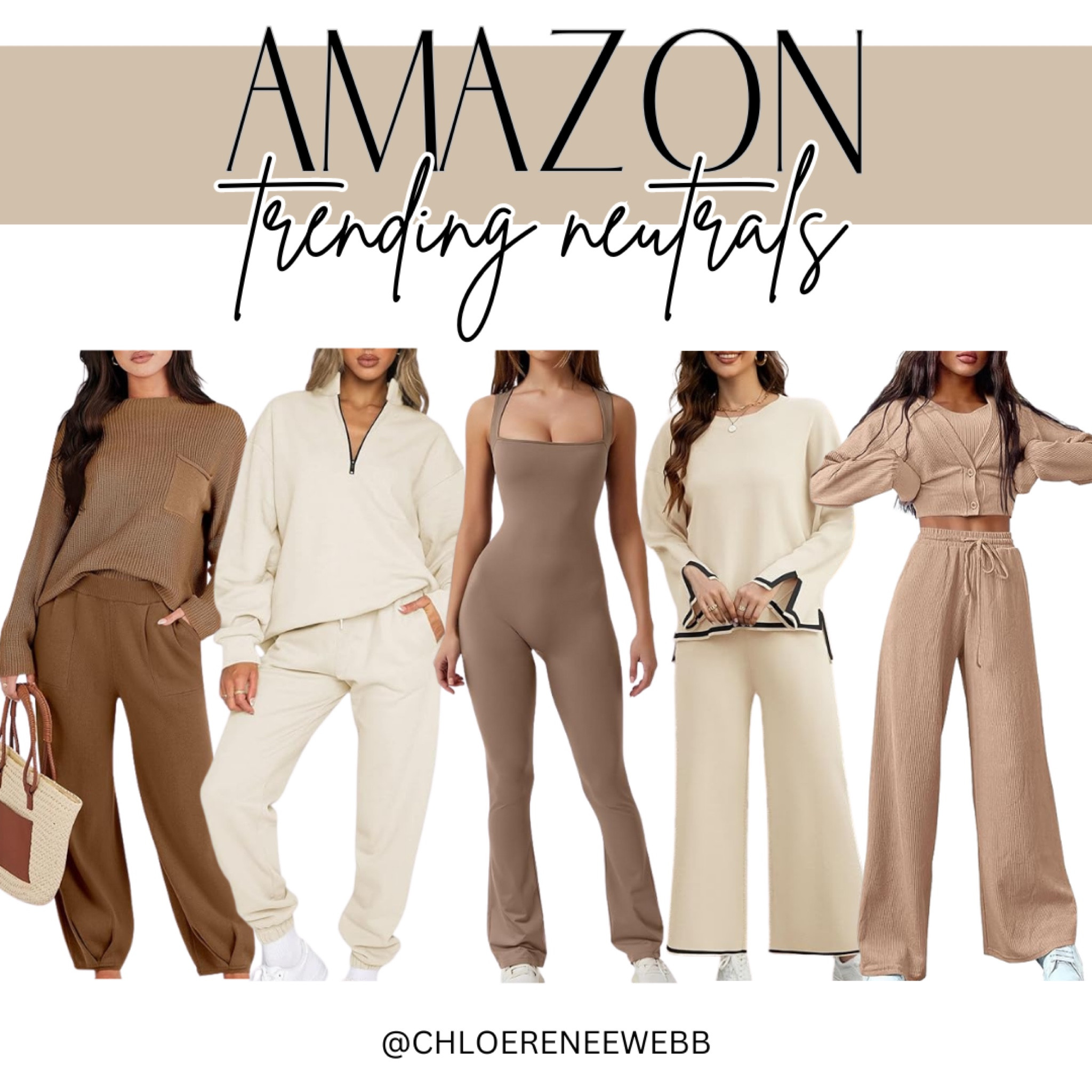 Shop these trending neutral outfits! 

Amazon finds, Amazon fashion, women’s fashion, women’s two piece sets, women’s loungewear, women’s outfit idea, outfit inspo 

#LTKfindsunder50 #LTKstyletip