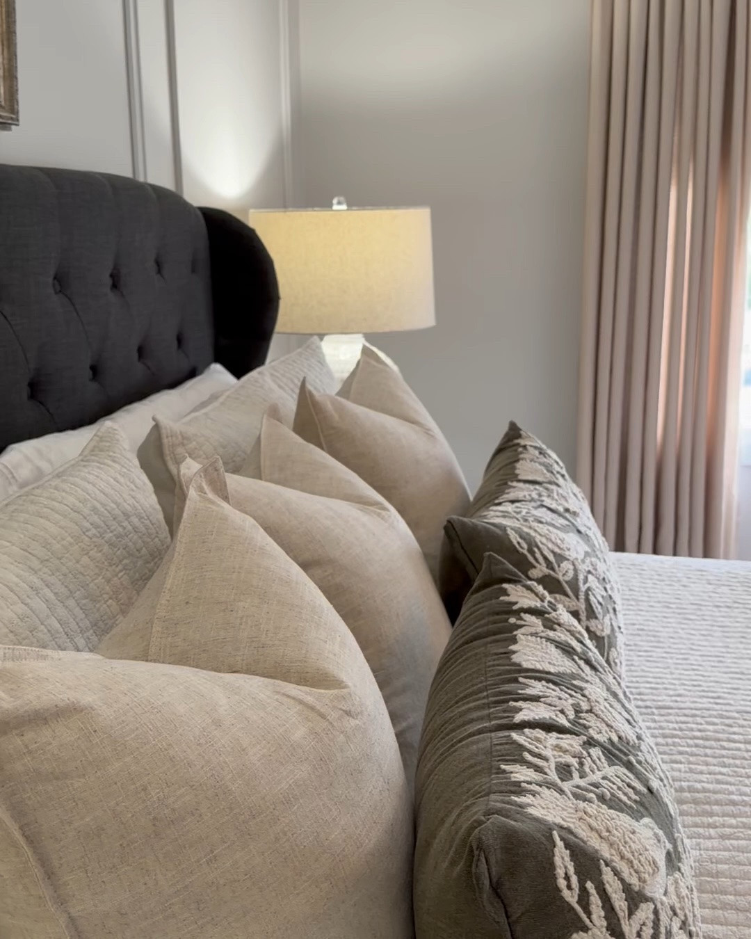 Gorgeous Roman shades from Neutral Curtains.  The linen fabric is OEKO-TEX - eco friendly with no odours. The color I chose was 1908-1  Beige White with a blackout lining.  Perfect!

#LTKhome