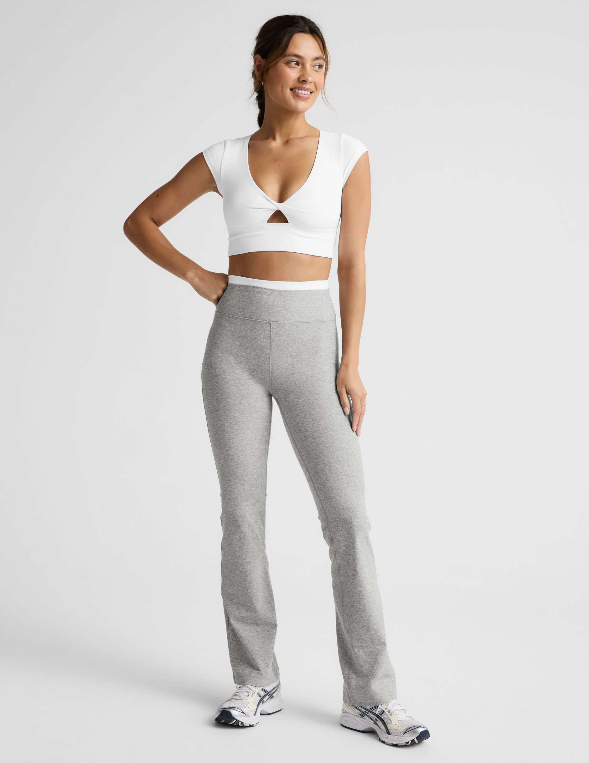 Spacedye Get It Twisted Cropped Tee | Beyond Yoga | Beyond Yoga