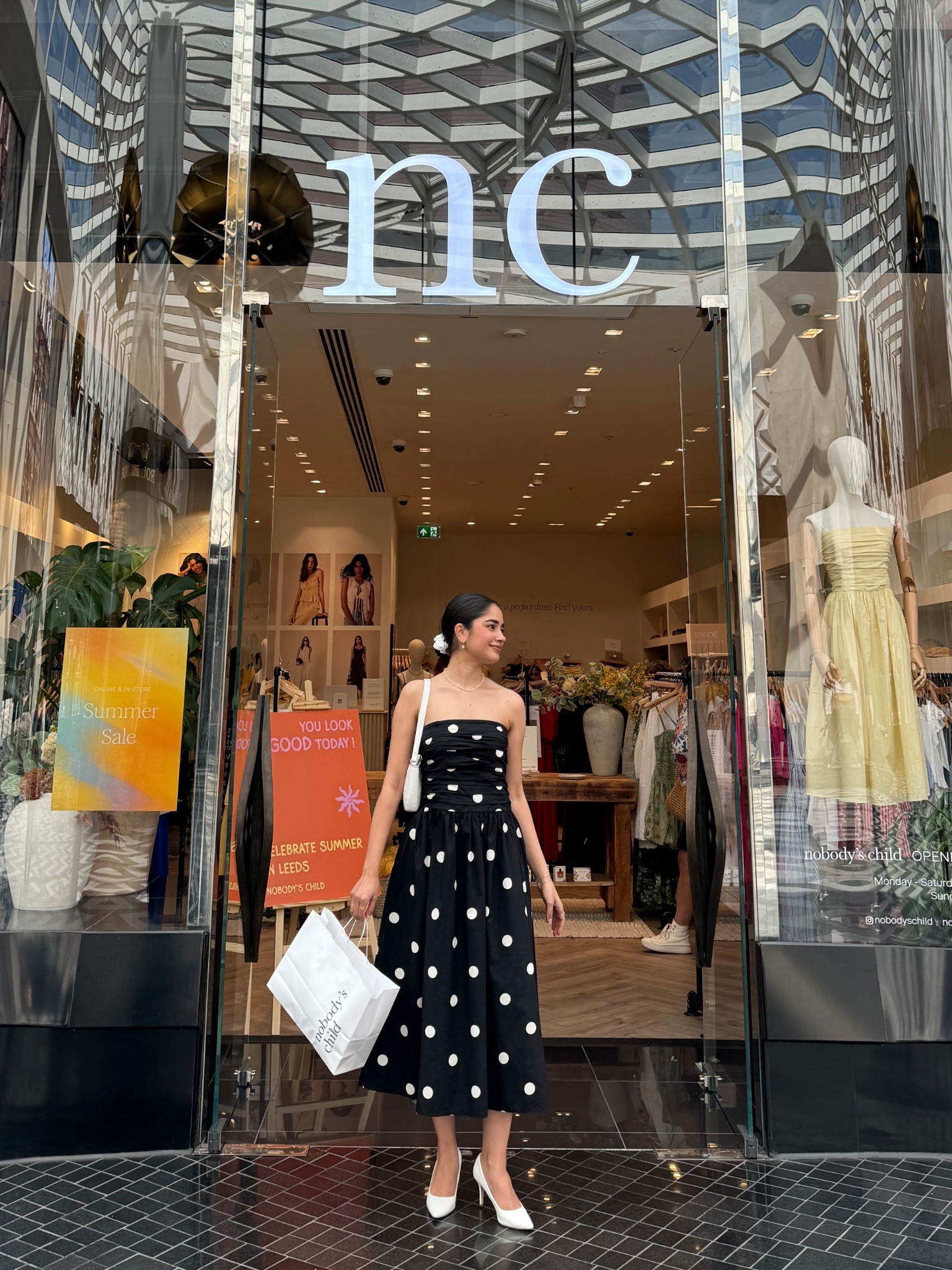 Black and white polka dot maxi dress, summer dress, holiday dress, wedding guest dress 

#LTKuk #LTKsummer #LTKeurope