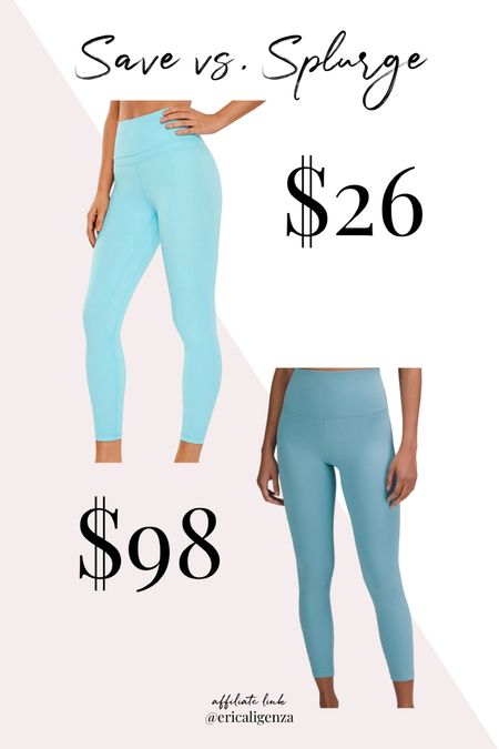 Save vs splurge - Lululemon align leggings for $98 vs Amazon alternative for $26 💙 

Yoga leggings // workout leggings // yoga pants // lululemon inspired // Amazon leggings // teal workout pants // blue yoga leggings 

#LTKFind #LTKSeasonal #LTKunder50