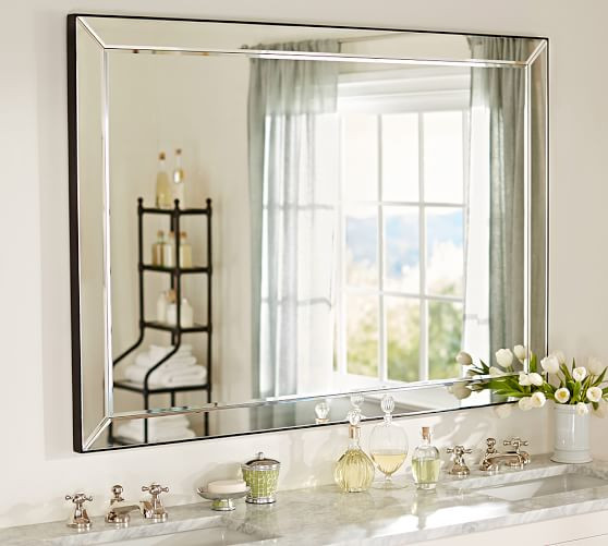 Astor Double Wide Rectangular Mirror | Pottery Barn (US)