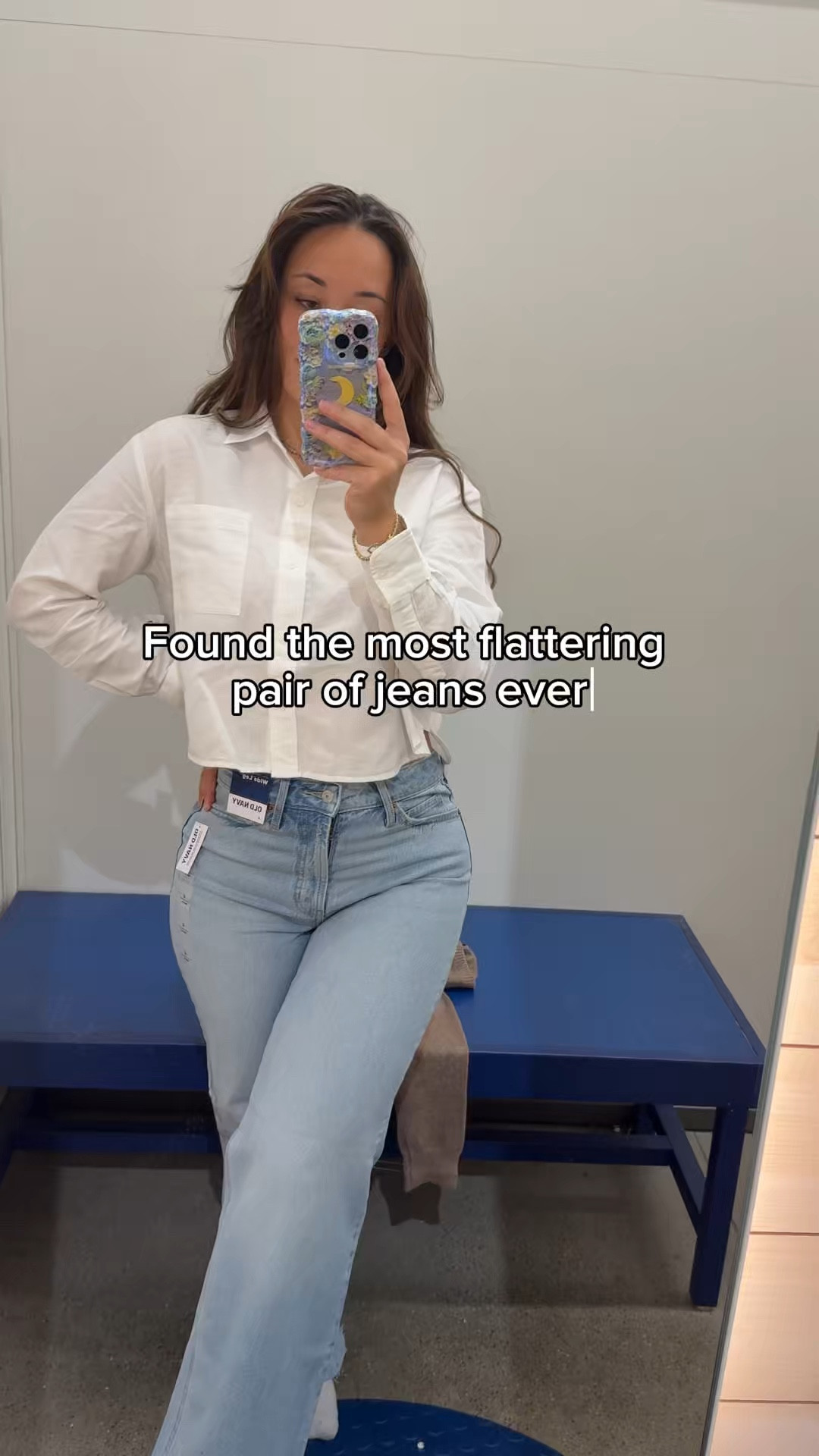 My new favorite pair of jeans and they’re from Old Navy! They’re super comfy, no gapping at the waist, and are very flattering. Highly recommend. And I usually hate jeans. 

#LTKSeasonal #LTKFindsUnder50 #LTKMidsize