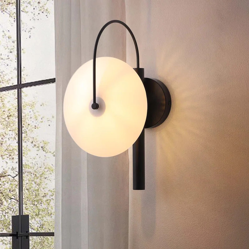 Kenishia Dimmable Modern Steel Wall Sconce | Wayfair North America