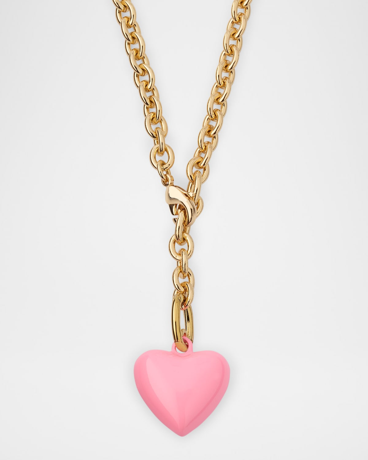The Mini Puffy Heart Necklace | Neiman Marcus