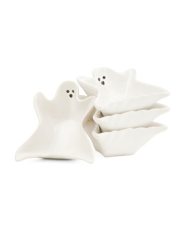 4pk Ghost Shaped Matte Finish Bowls | TJ Maxx
