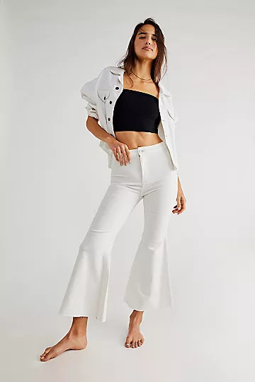 Youthquake Crop Flare Jeans | Free People (Global - UK&FR Excluded)