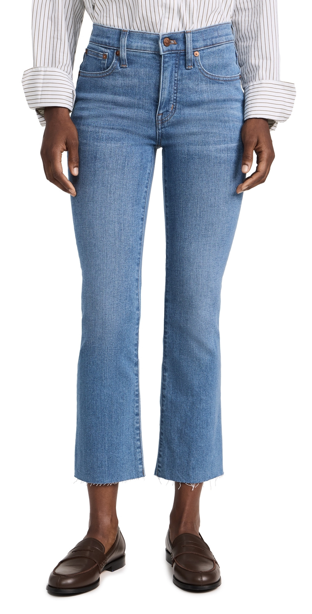 Madewell Mid Rise Kick Out Jeans Cherryville Wash 29 | Shopbop