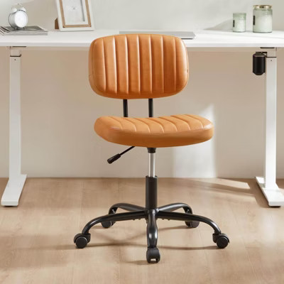 MAYEERTY Office Chair Ergonomic Mid Back EXecutive Swivel Computer Desk Task Chair Orange | Target