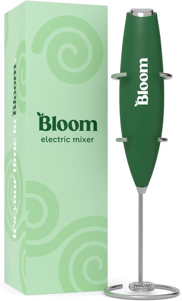 Bloom Nutrition Milk Frother, Hand Mixer, Electric, Handheld Drink Stirrer, Frothing Wand, Foam M... | Amazon (US)