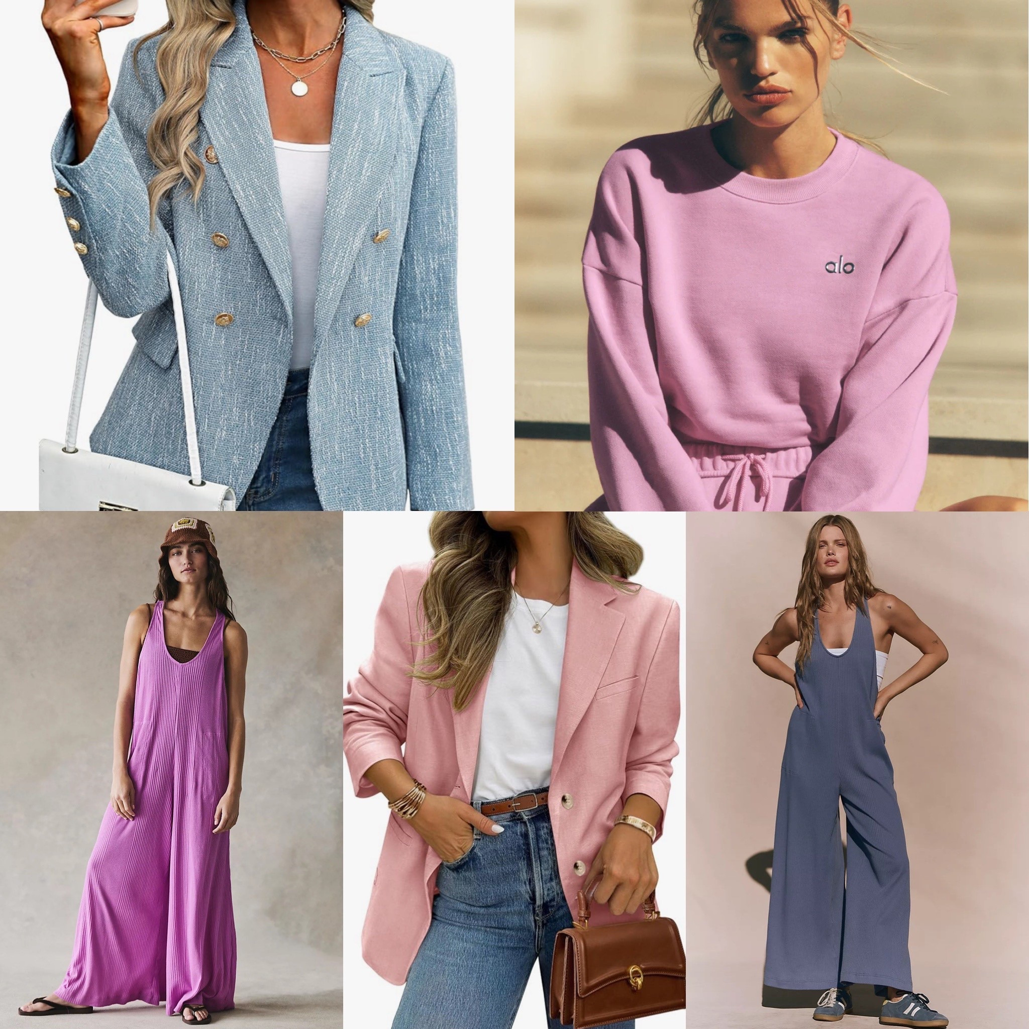 HOC summer inspiration from free people, alo & amazon 