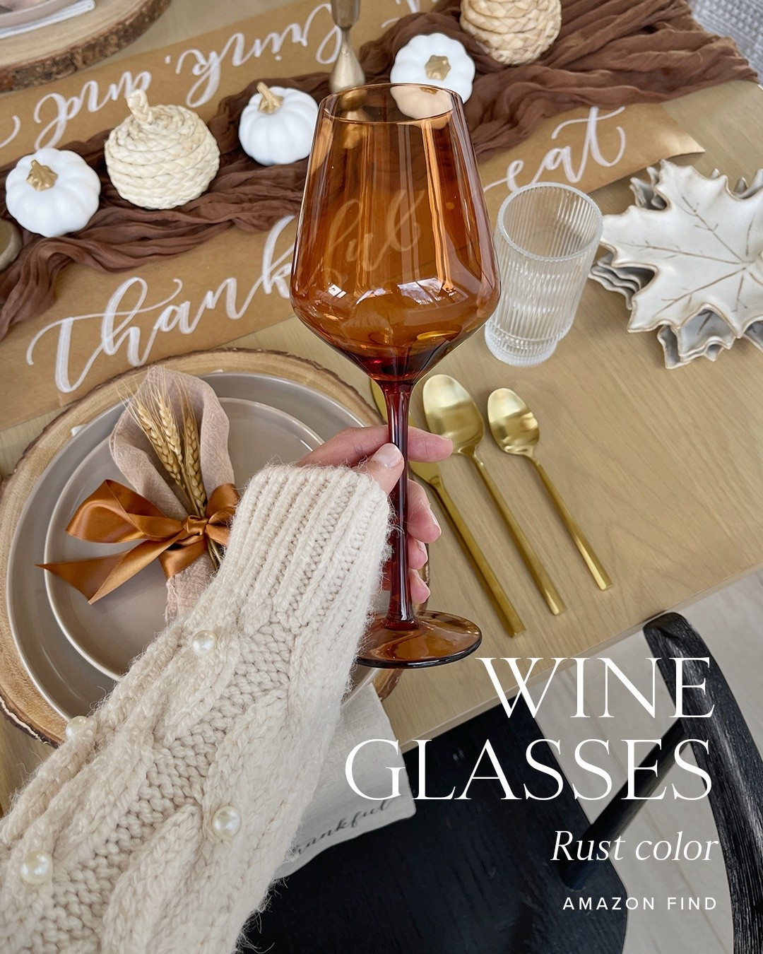 Brown wine glasses for a fall or Thanksgiving table 🍂🤎🦃

Home
Decor
Entertaining
Amazon 

#LTKSeasonal #LTKHome #LTKHoliday