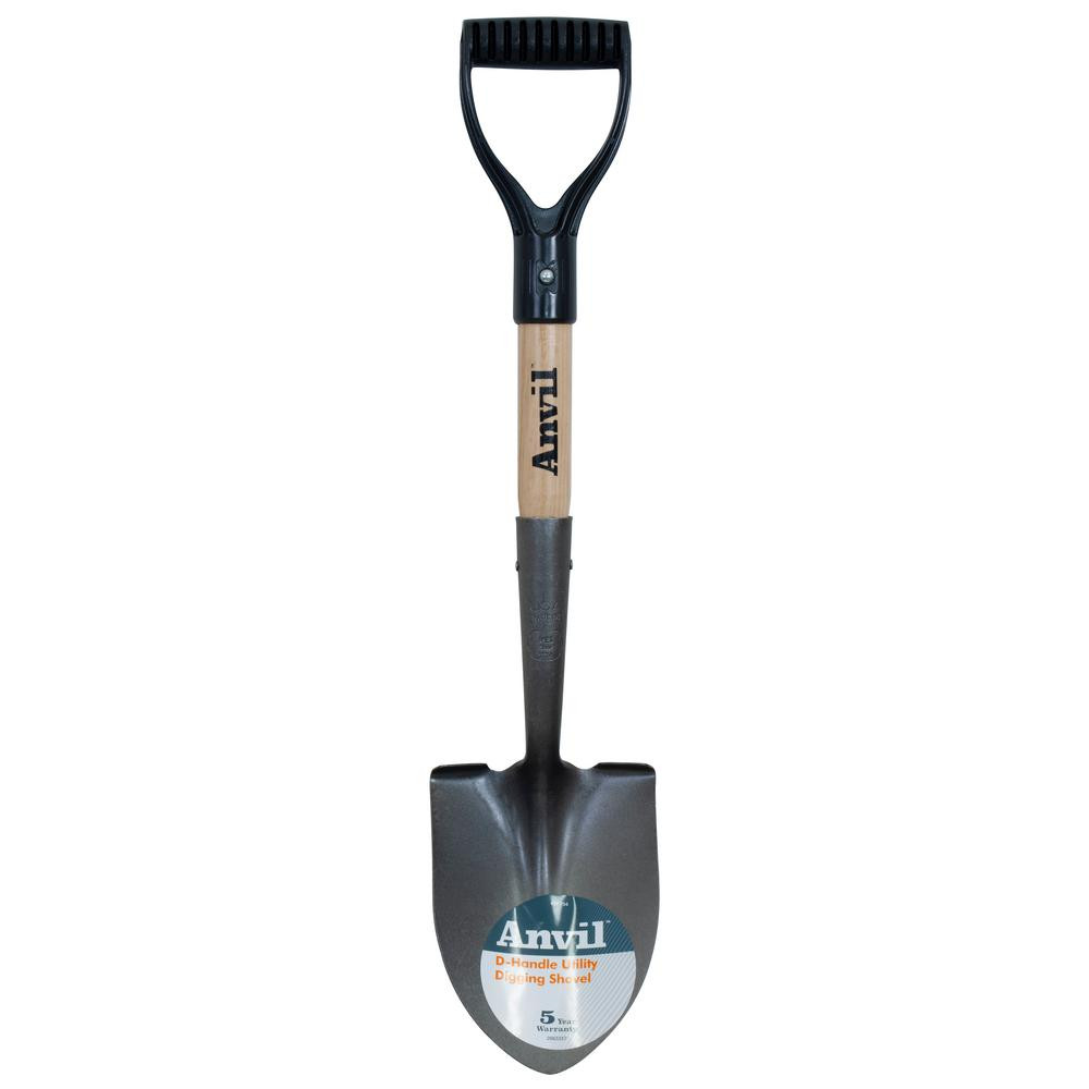 Anvil D-Handle Utility Shovel-3531800 - The Home Depot | The Home Depot