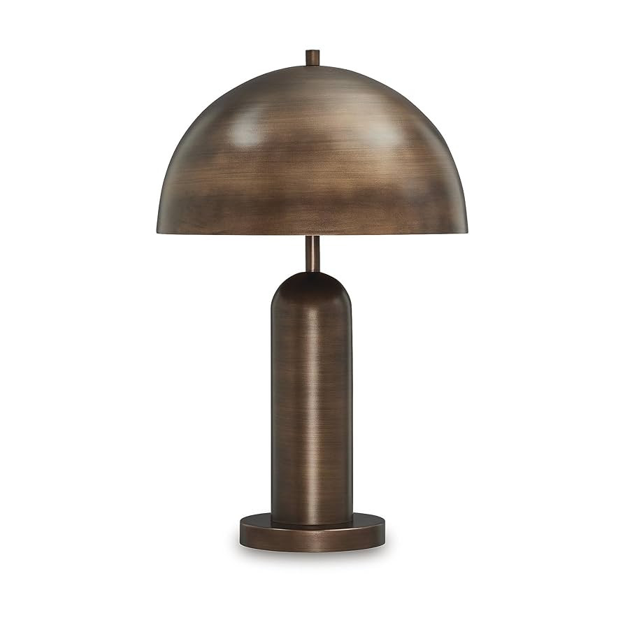 Signature Design by Ashley Wendfield Industrial Metal Table Lamp with On-Off Switch and 2 Sockets... | Amazon (US)