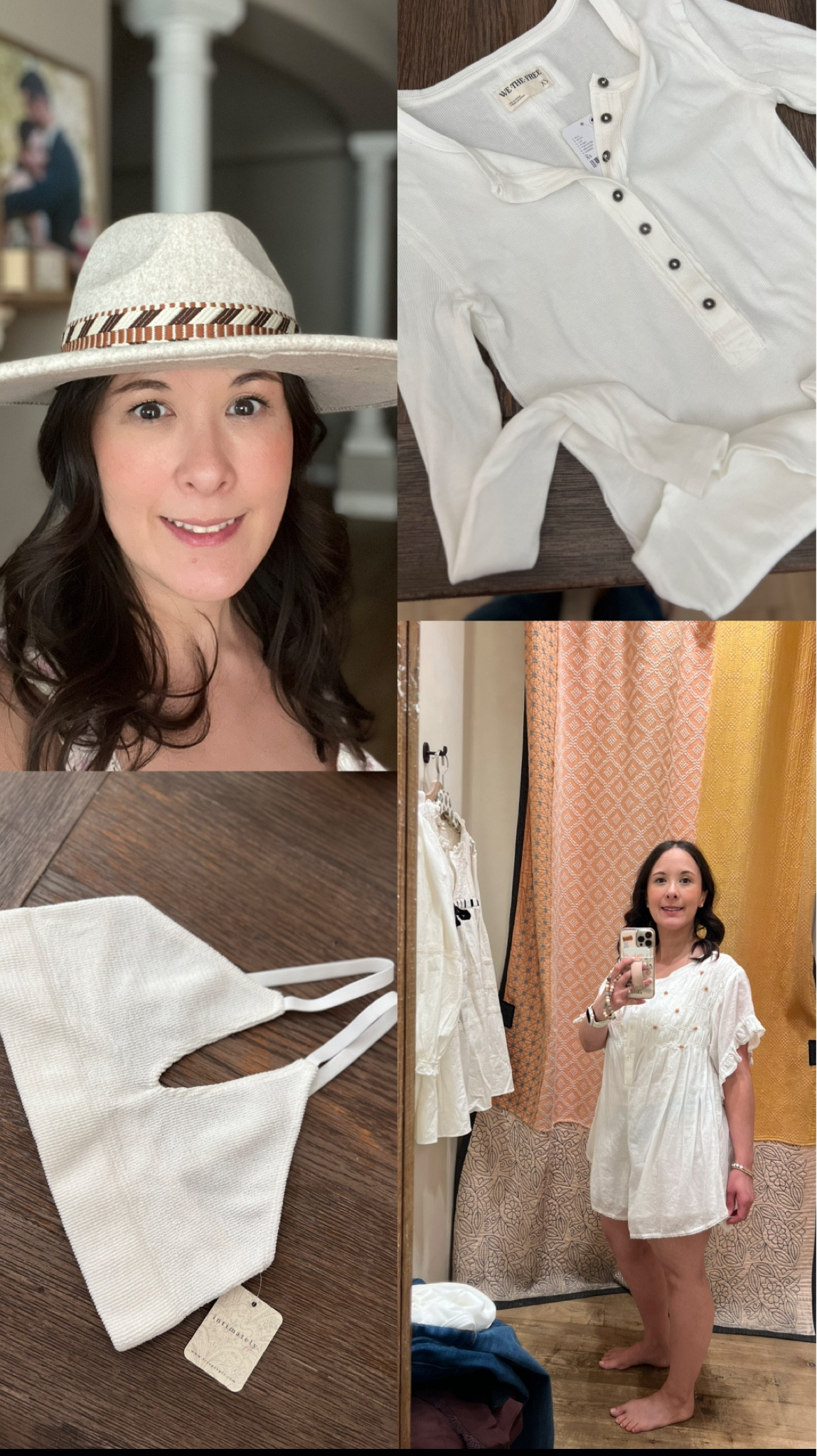 Free People neutrals that I love. Romper is on sale right now! 

#LTKSaleAlert #LTKOver40 #LTKStyleTip