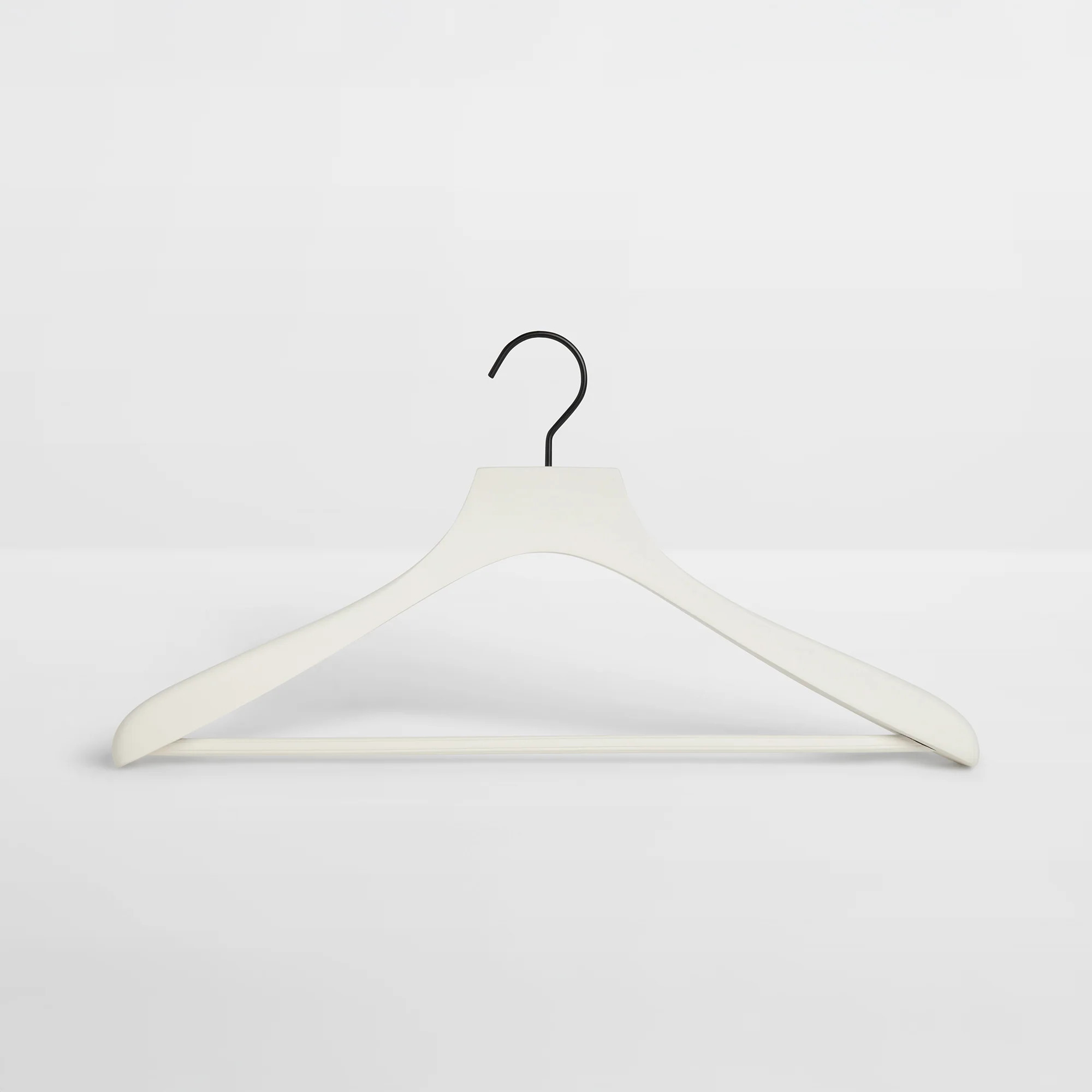 Everyday Coat Hangers Adult (Set of 10) / Matte White, Black | NEAT Method