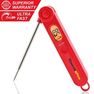 TP03A Digital Instant Read Food Meat Thermometer for Kitchen Cooking BBQ Grill Smoker and Oven wi... | The Home Depot