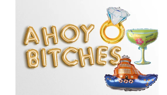 Lets Get Nauti Bachelorette Party Decorations Nautical Pool | Etsy | Etsy (US)