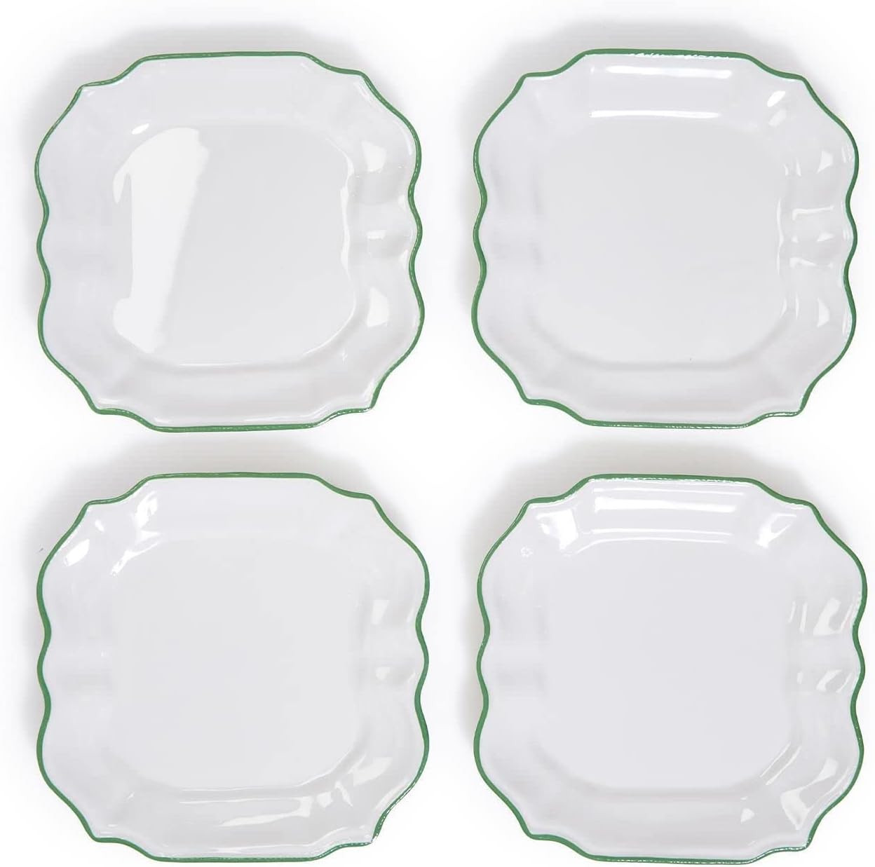 Two's Company Garden Soiree Set Of 4 Salad /Dessert Plates | Amazon (US)