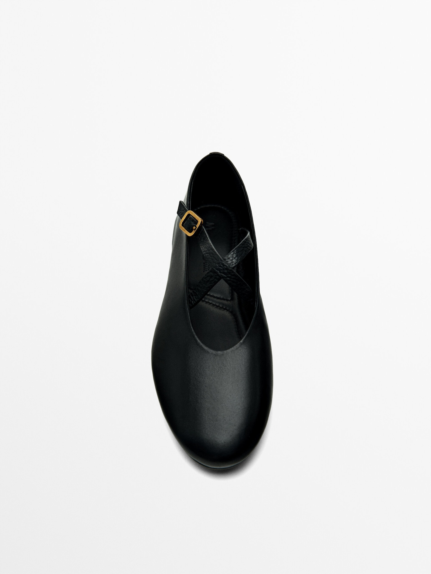 Ballerinas mit Kreuzriemchen | Massimo Dutti DE