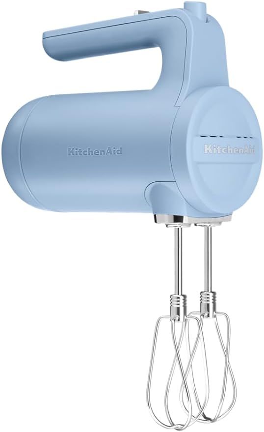KitchenAid Cordless 7 Speed Hand Mixer - KHMB732, Blue Velvet       Send to Logie | Amazon (US)