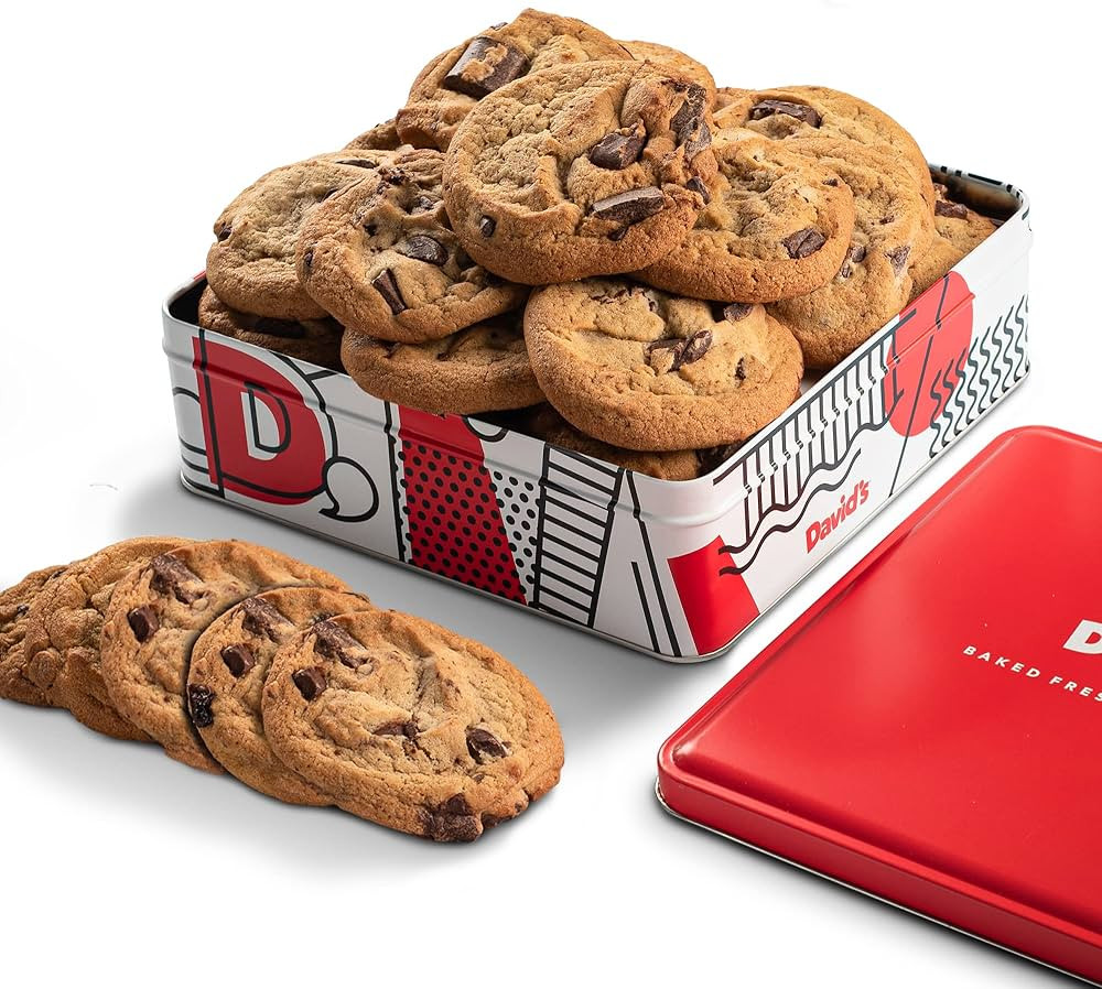 David's Cookies 1lb Chocolate Chunks Fresh Baked Cookies - Delectable & Premium Ingredients - No ... | Amazon (US)