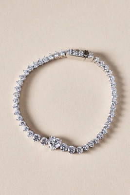 NADRI Astrid Heart Tennis Bracelet | Anthropologie (US)