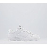 Nike Dunk Low Trainers White White White | OFFICE London (UK)