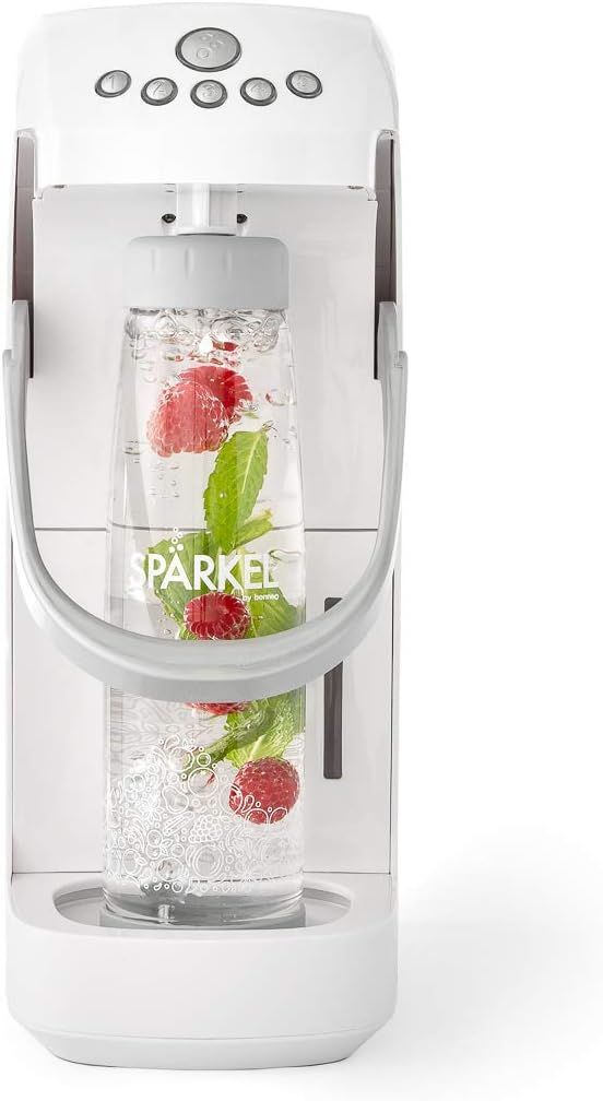 Spärkel Beverage System (White) - Sparkling Water and Soda Maker - A New Way of Sparkling - Use ... | Amazon (US)