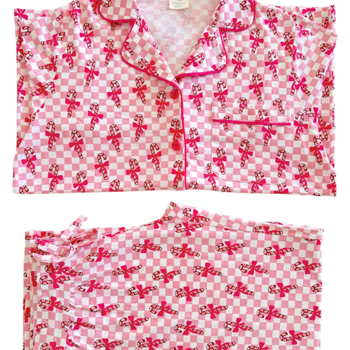 Women's Lounge Set, Cotton Candy Candy Cane | SpearmintLOVE