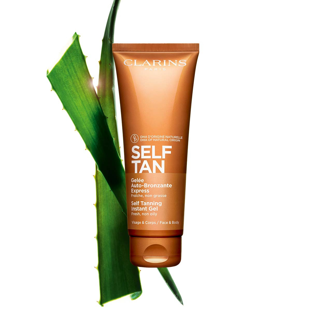 Self Tanning Instant Gel - Quick + Instant Self Tanner Gel for Face + Body | Clarins USA