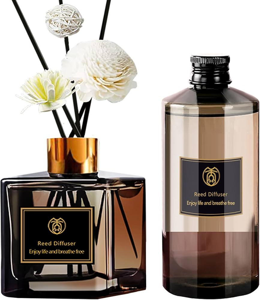 Reed Diffuser Set Fragrance Scent Aroma Perfume Oils Refill Rattan Ticks Air Freshener Aromathera... | Amazon (US)