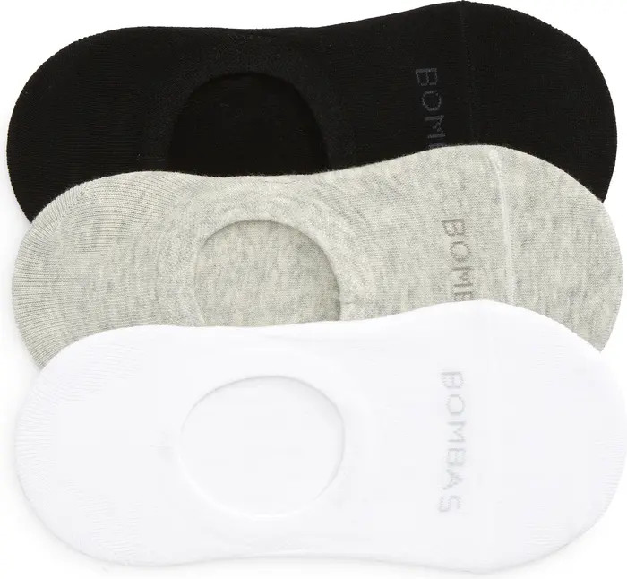Lightweight Assorted 3-Pack No-Show Cotton Blend Socks | Nordstrom