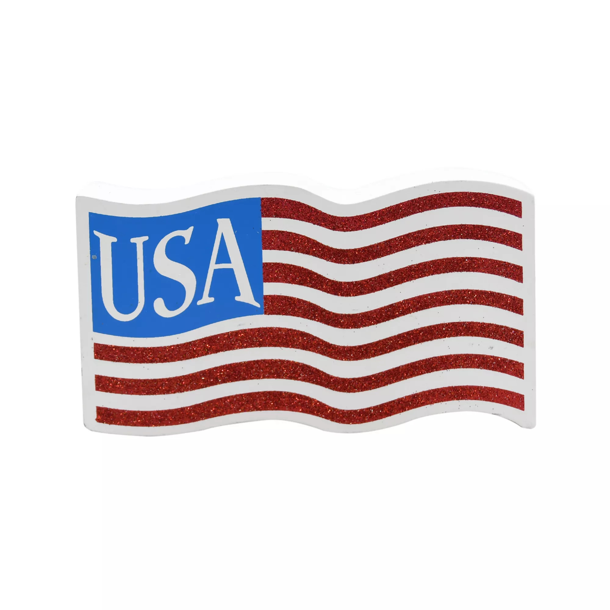 Deal Bar USA Flag Glitter Tabletop Sitter Table Decor | Kohl's
